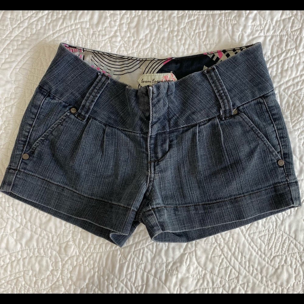 Denim shorts